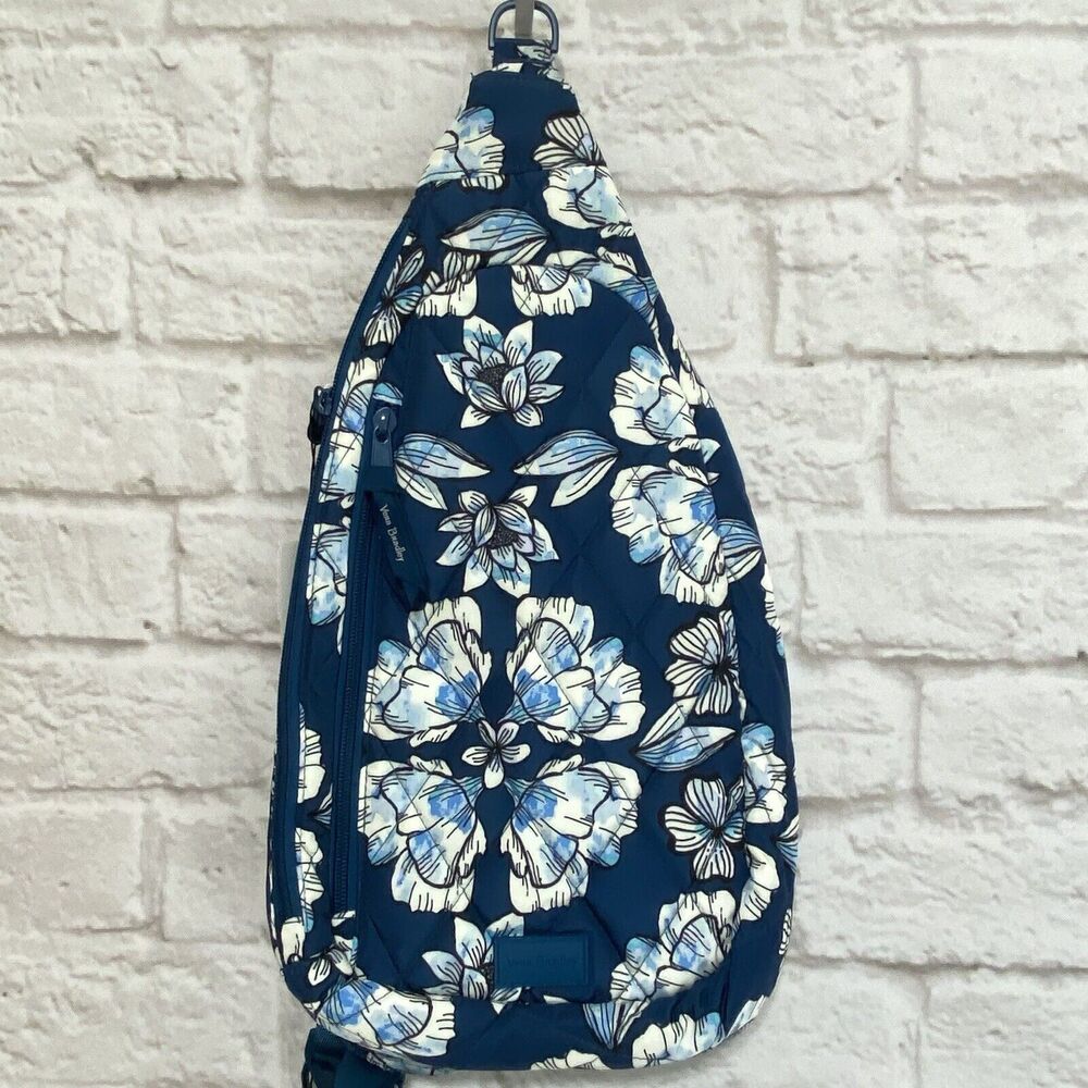 Vera Bradley Dive Floral Medallion Ultralight Essential Sling Backpack - NWT